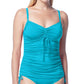 Beach House - Taylor Ruched Sweetheart Tankini Top