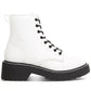 Steve Madden - Women's Leather Lace Up Combat Boot