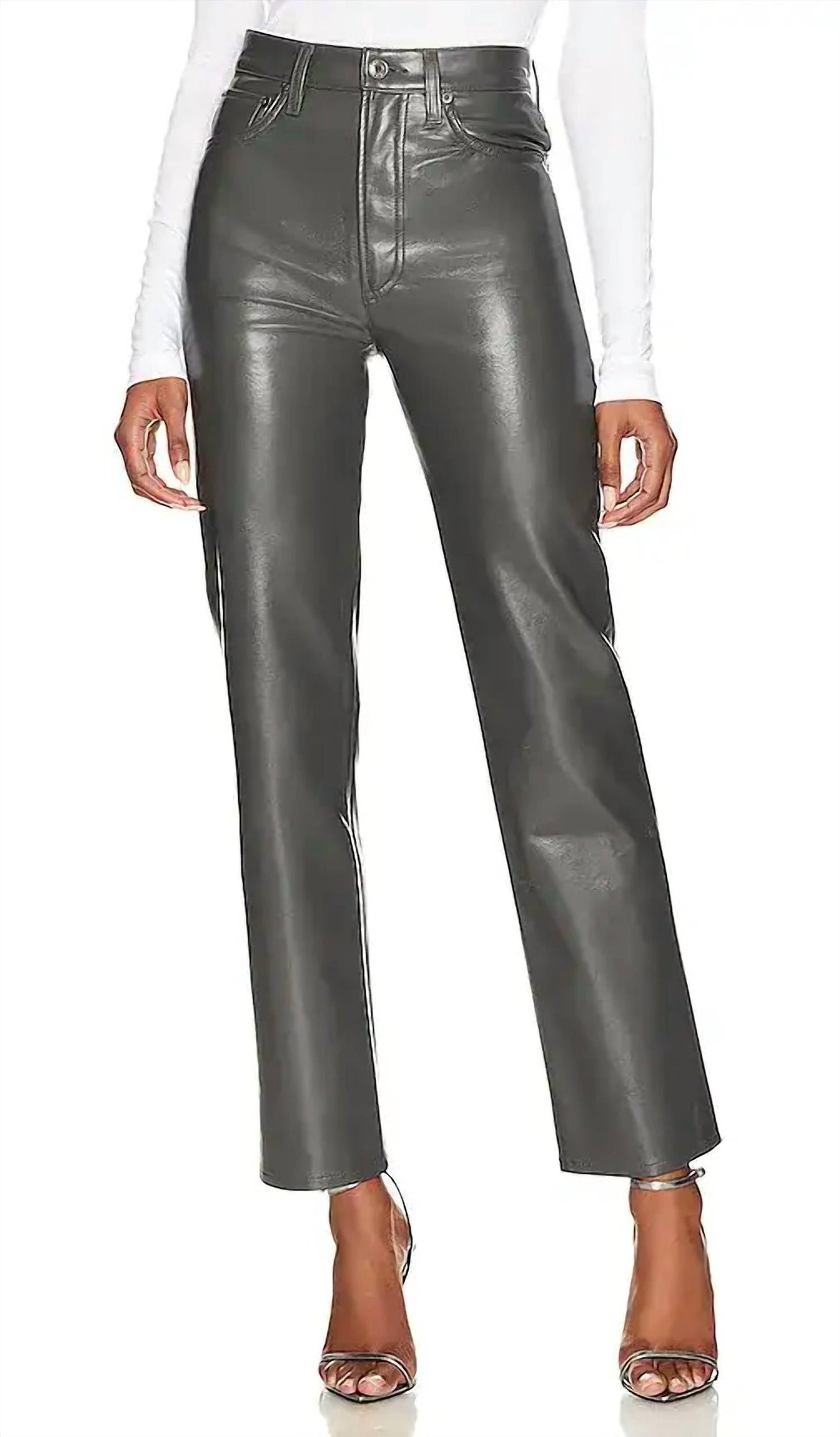Agolde - Recycled Leather 90's Jean