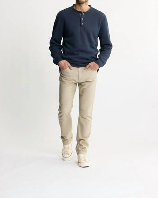 Jachs New York - Sherpa Bonded Waffle Long Sleeve Henley