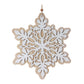Wood Snowflake Ornaments (Set of 24)