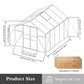 Gain Height Windproof All Season Outdoor Garden Shelter