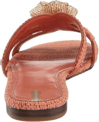 Sam Edelman - Women's Bay Slide Open-toe Slip-on Leather Fashion Flat Sandals