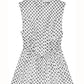 Ganni - Polka Dot Satin Corset Mini Dress