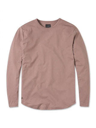 Cuts - Ao Long Sleeve Curve Hem Tee