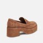 Dolce Vita - Yanni Suede Chestnut Loafers
