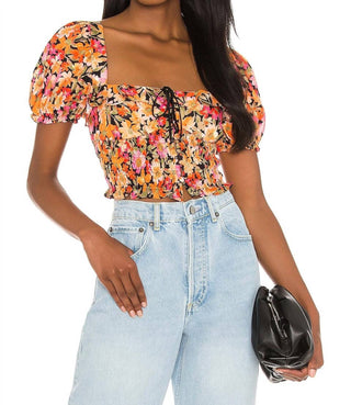 For Love & Lemons - Sylvie Puff Sleeves Top