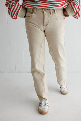 Free People - Risk Taker Mid-Rise Straight Jeans