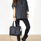Tough Luv - Boho Victorian Acid Washed Tunic Top