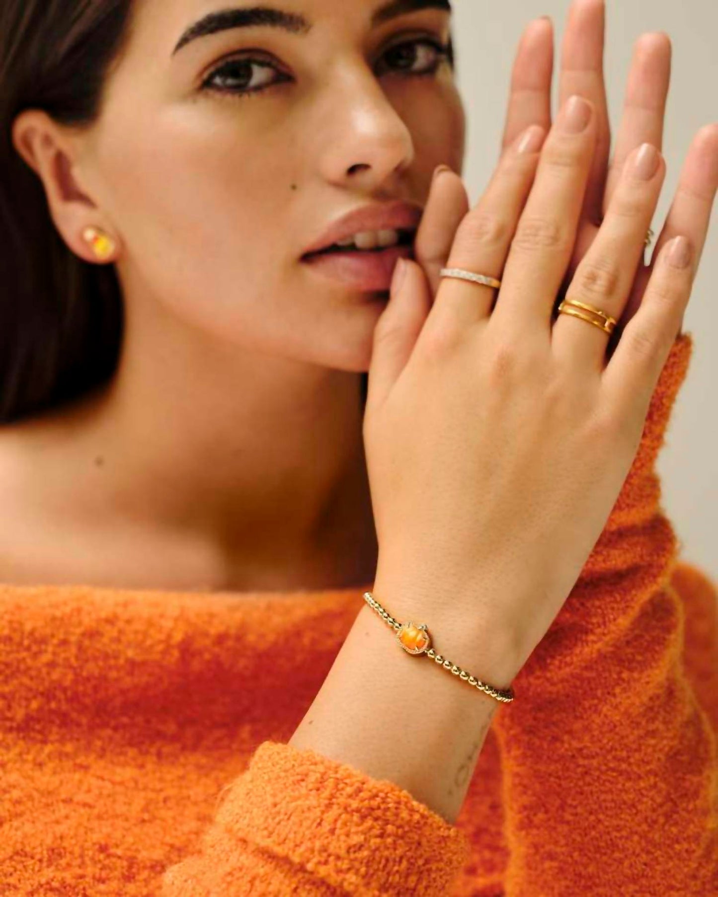 Kendra Scott - Women's Pumpkin Stretch Bracelet