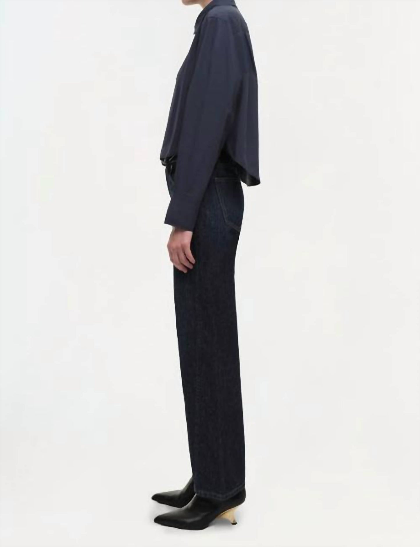 Simkhai - Renata Cropped Button Down Shirt