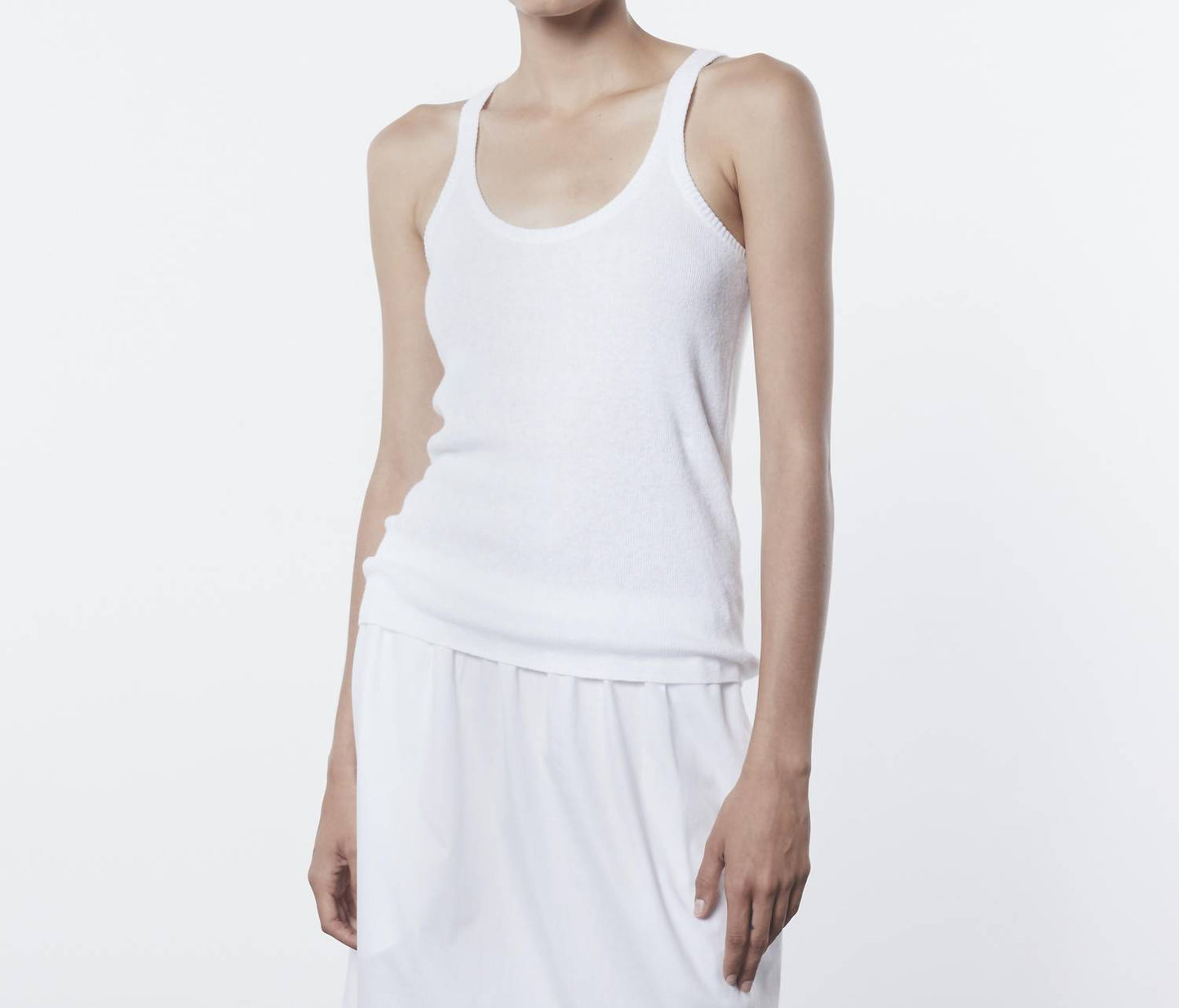 Enza Costa - LINEN KNIT STRAPPY TANK