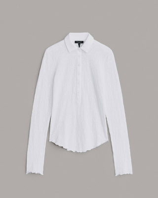 Rag & Bone - Gemma Floral Jacquard Polo Tee