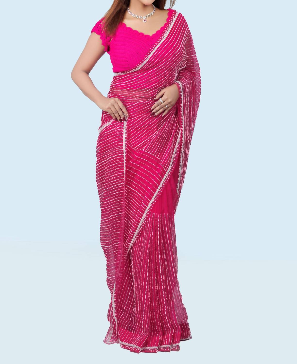 Zaalima Fashion - Radiant Organza Saree