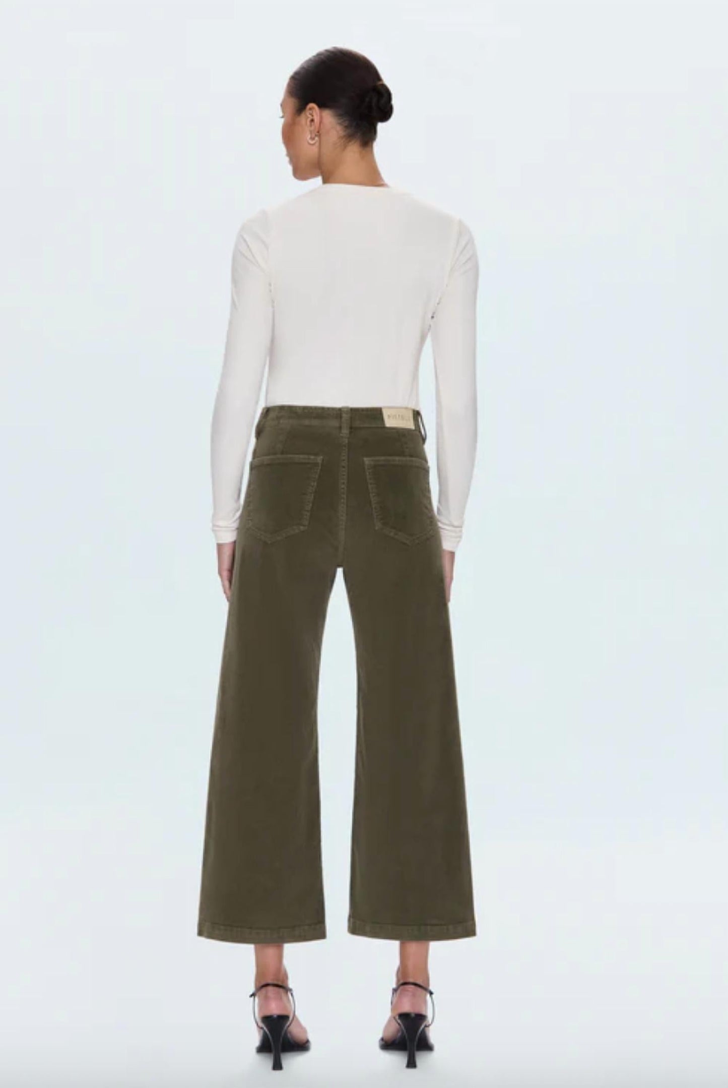Pistola - Penny Crop High Rise Wide Leg Pant