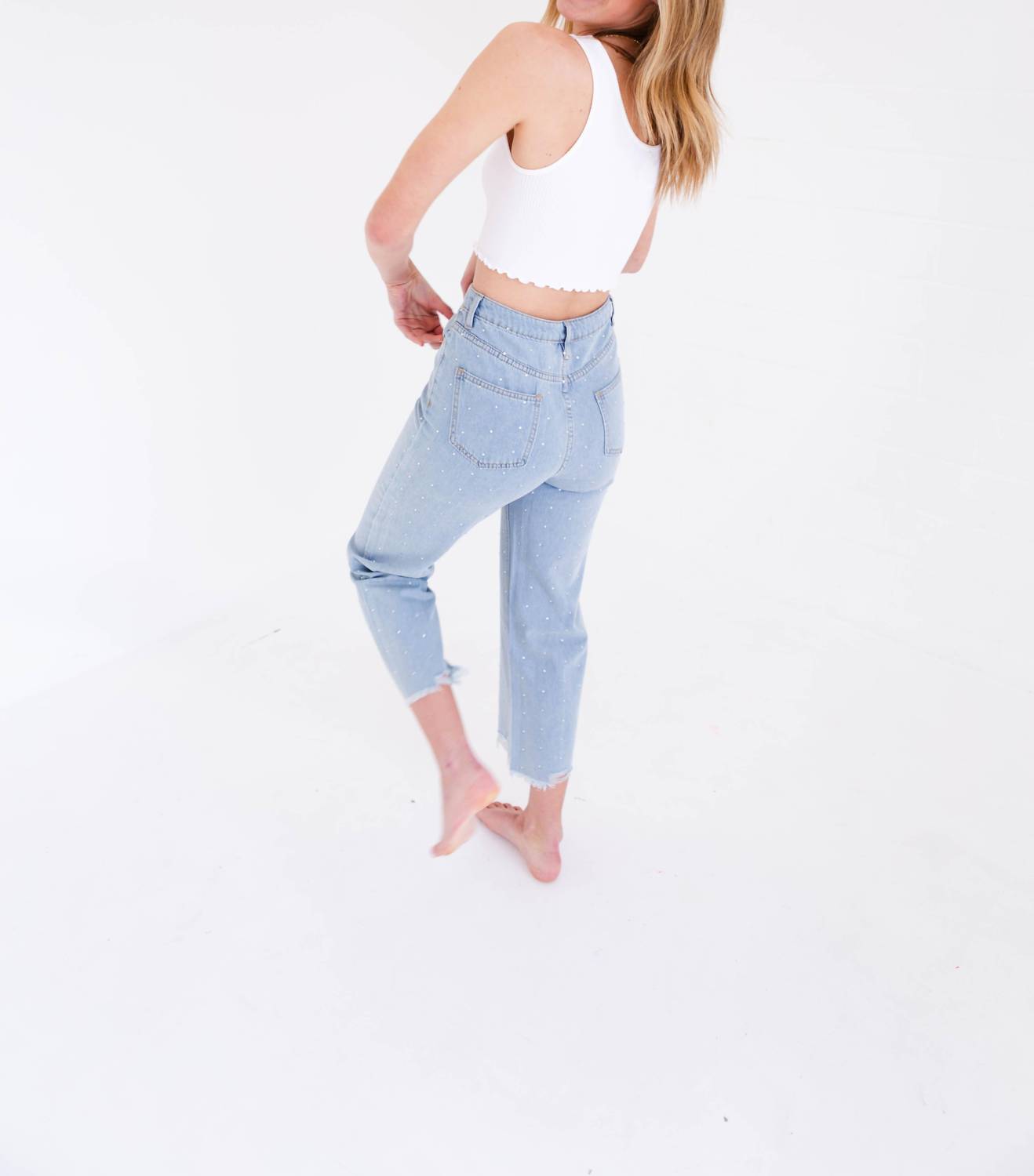 Wildflower - Women's Denim High Rise Pant