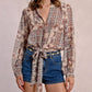 Molly Bracken - Butterfly Tie Front Blouse
