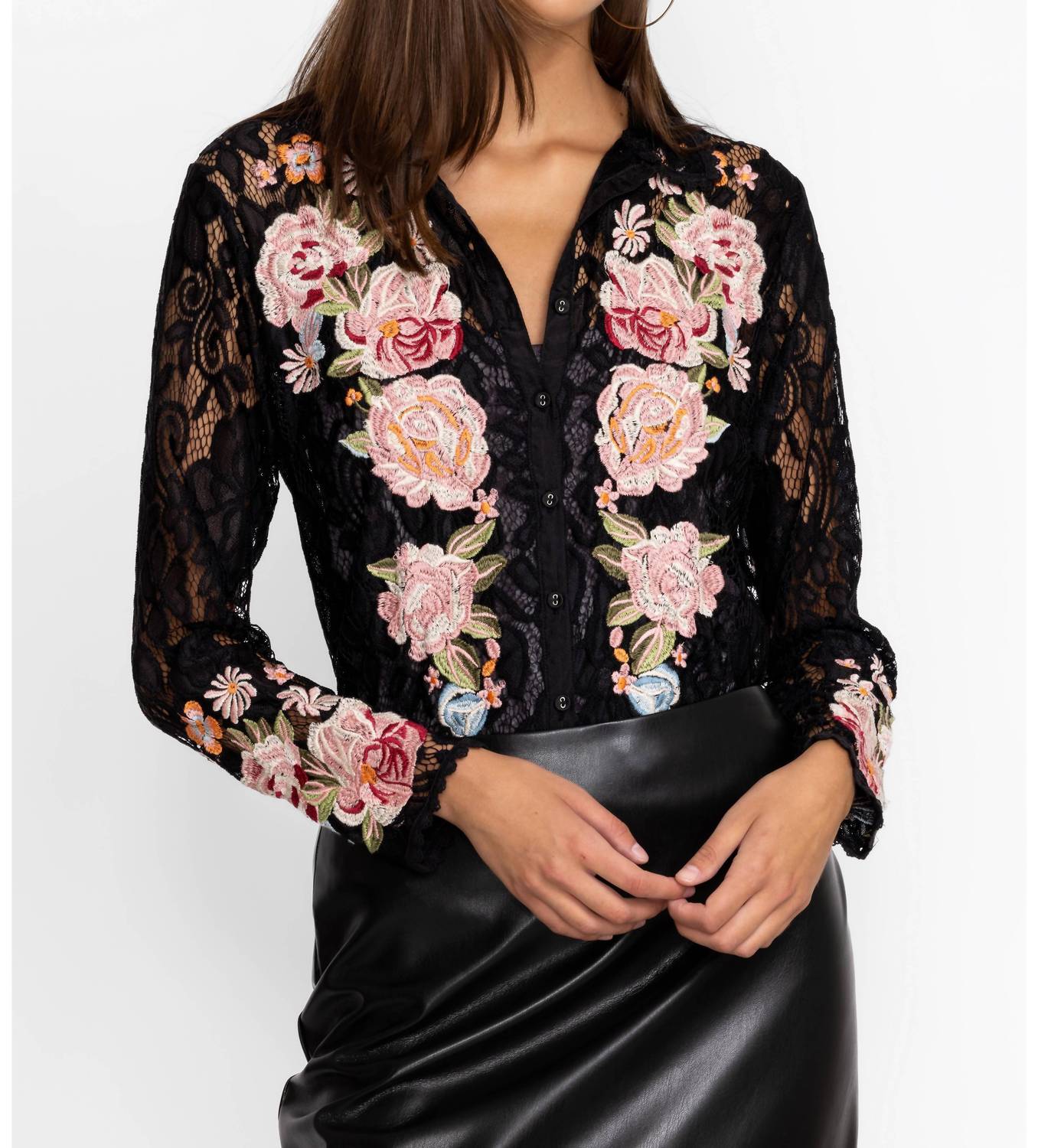 Johnny Was - Veronne Lace Blouse