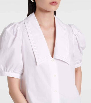 Frame - Sailor Puff Sleeve Blouse