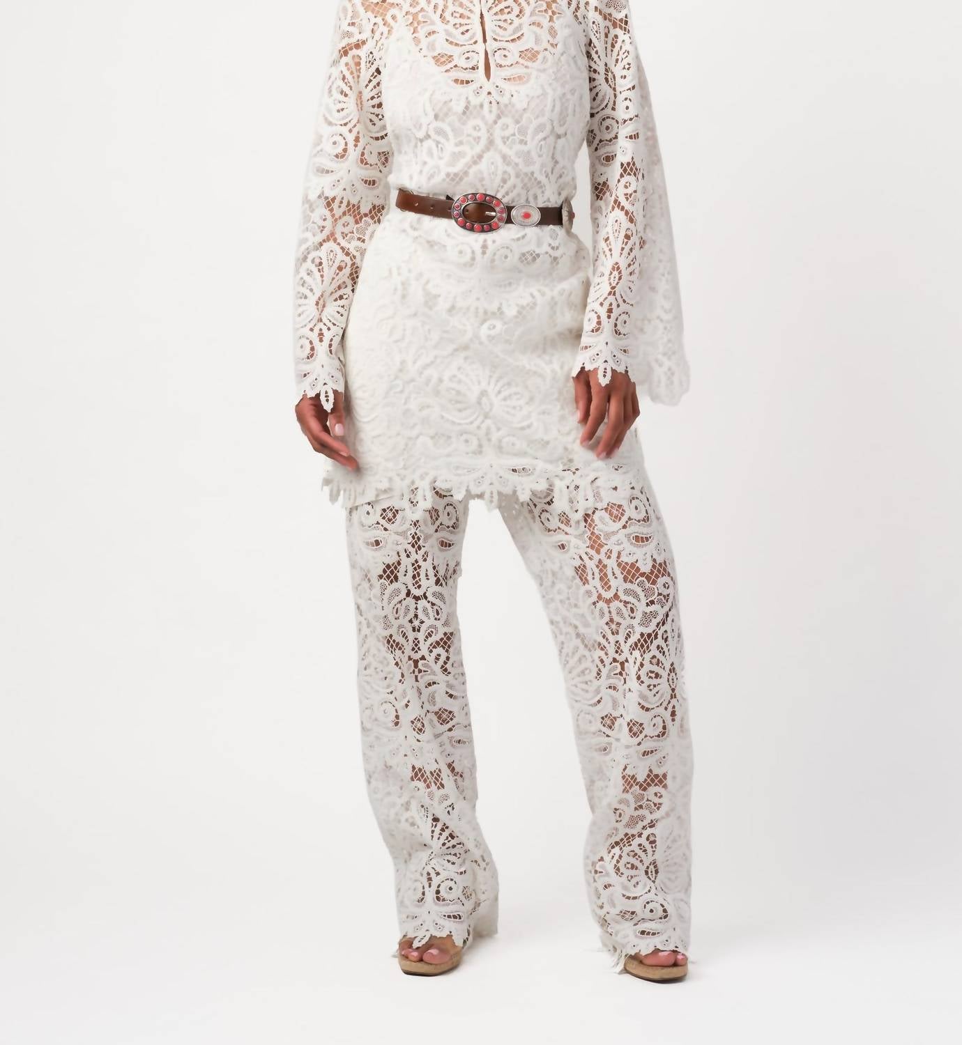 Calypso St. Barth - Brie Crochet Lace Pants