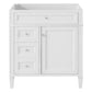 Bathroom Vanity With 2 Drawers and Tip-Out Drawer Storage Cabinet