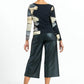 Clara Sunwoo - Paint Stroke Side Print Knit Top
