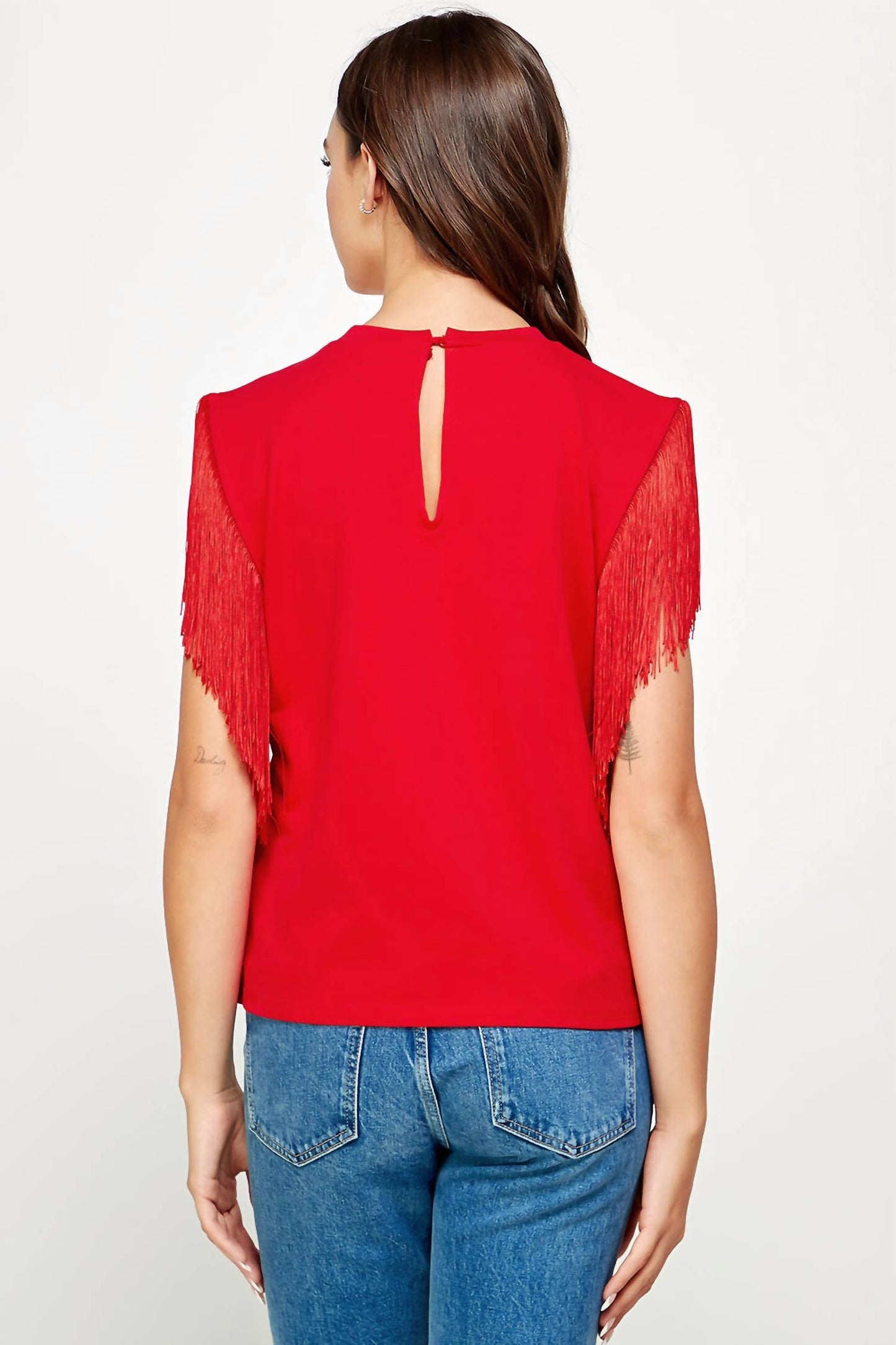 Tcec - Fringe Detail Top
