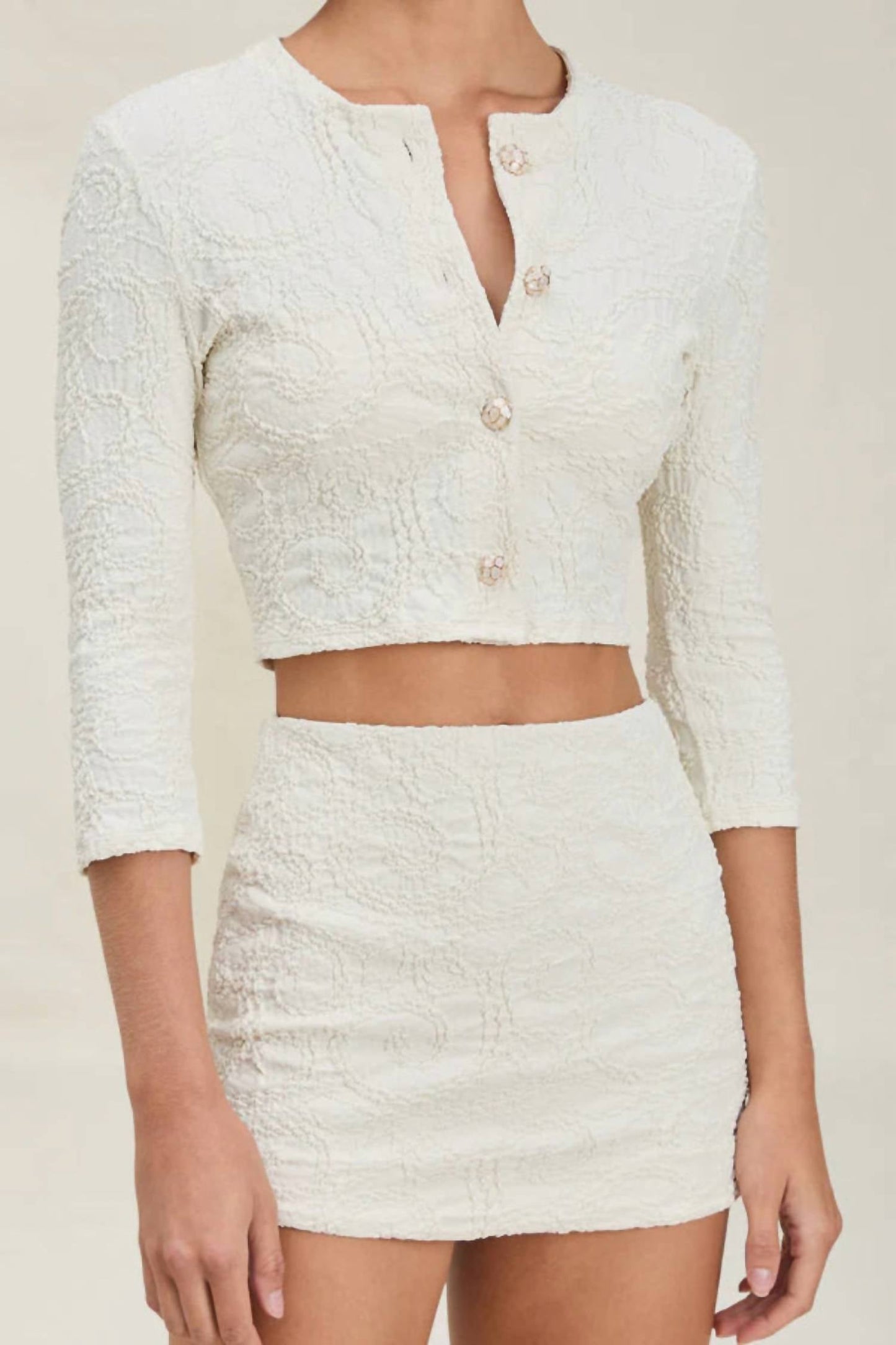 Devon Windsor - Sasha Button Front Jacket