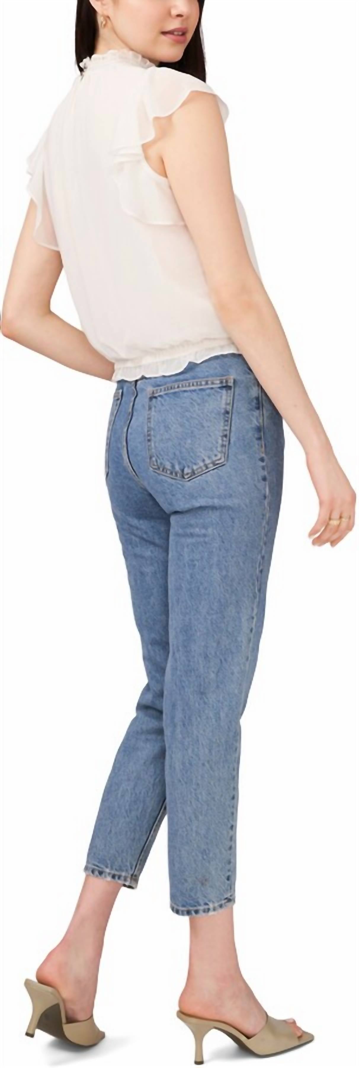 1.State - Flutter Sleeve Smocked Top