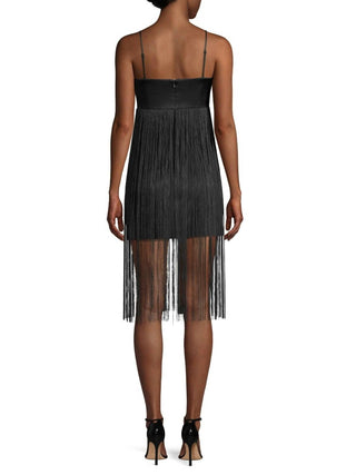 Ramy Brook - Rikki Fringe Trim Mini Cocktail Dress
