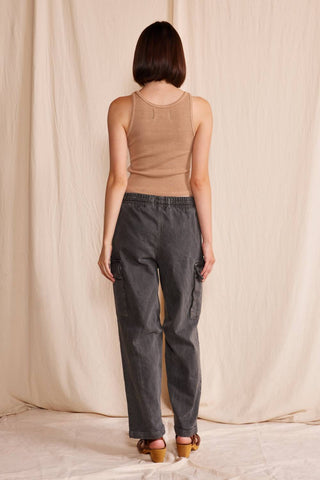 People Of Leisure - Sage Rib Tank Top