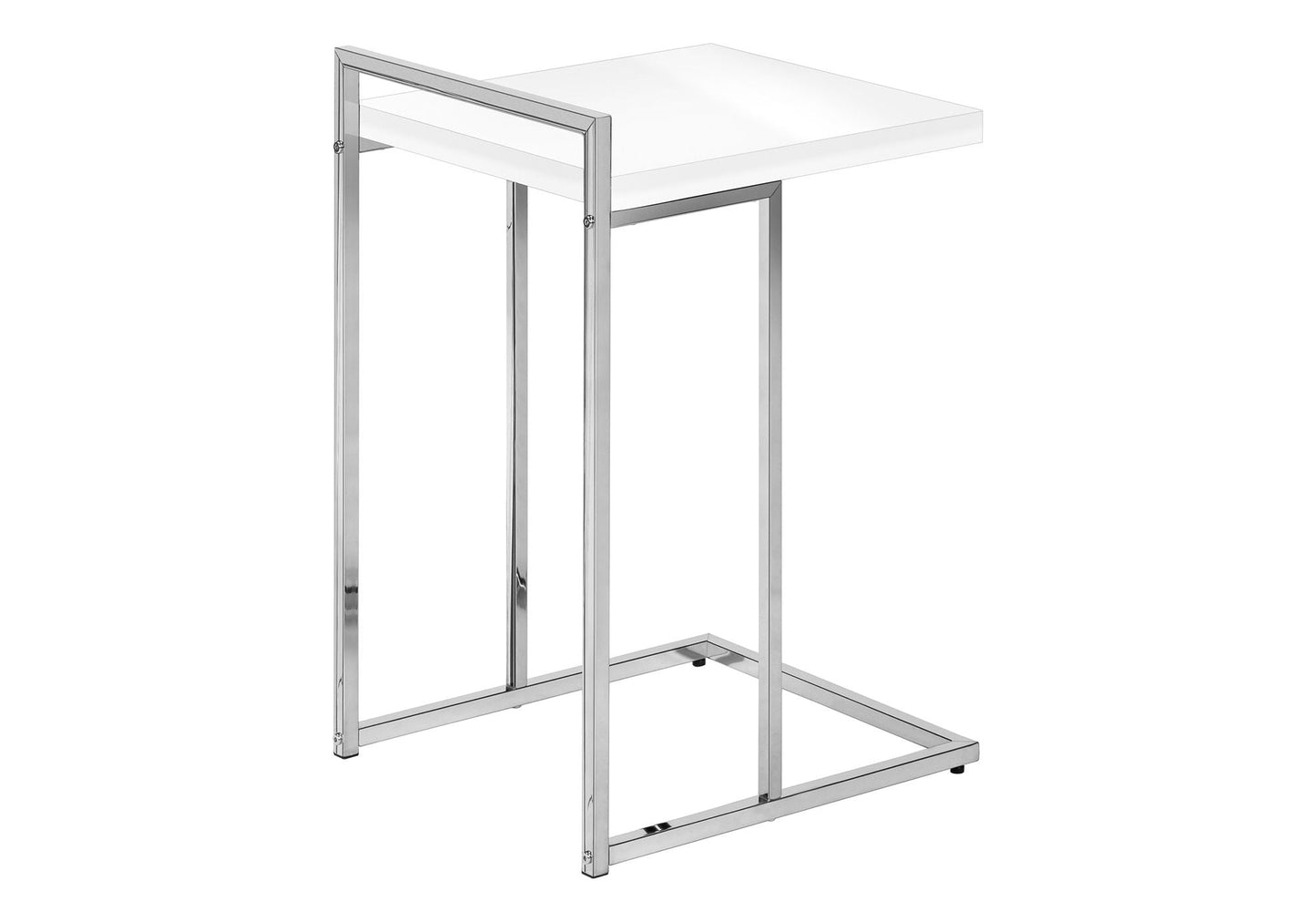 Accent Table, C-Shaped, Contemporary & Modern