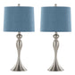 Ashland 27" Contemporary Metal Table Lamp Set of 2