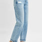 Risen - Full Size High Rise Ankle Boyfriend Distressed Jeans Plus Size
