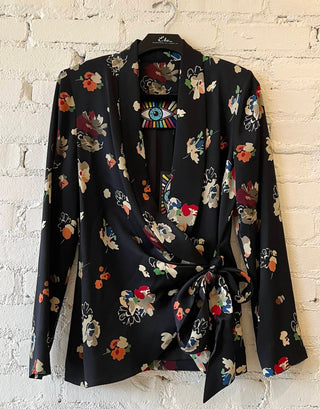 Libertine - Women's Nina Simone Floral Wrap Jacket