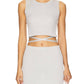 525 America - Stevie Cropped Lurex Tie Tank
