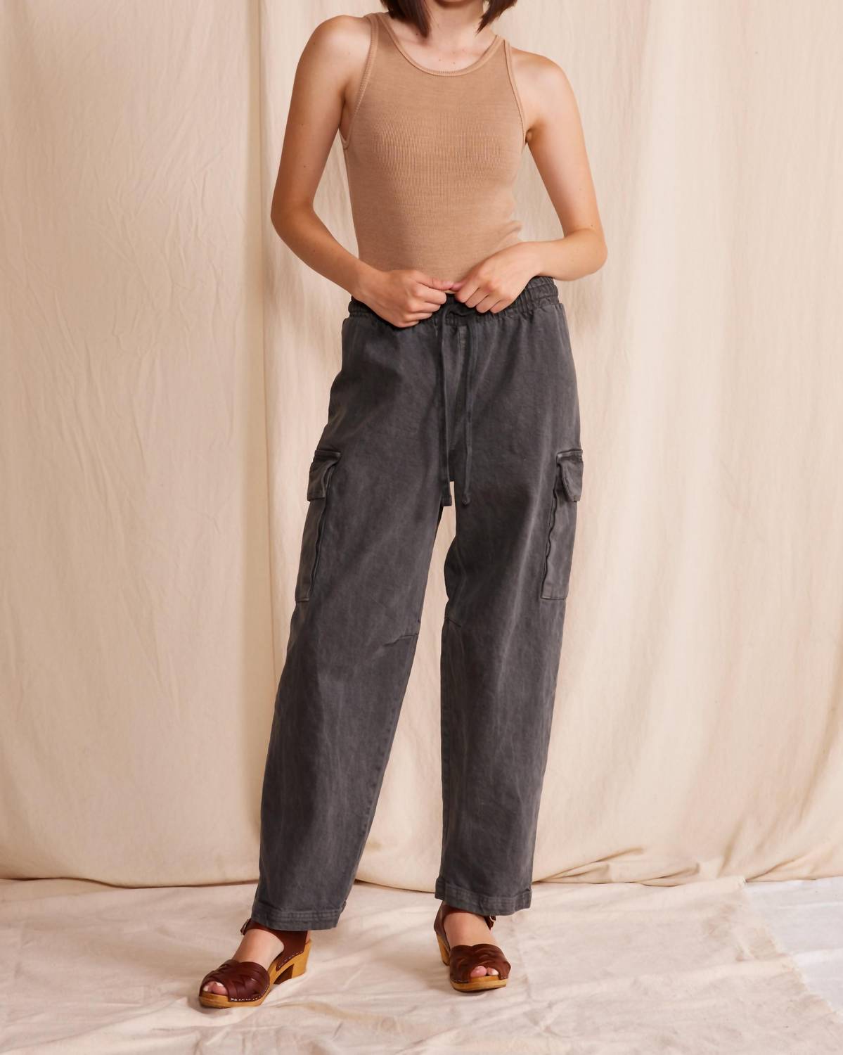 People Of Leisure - Sage Rib Tank Top