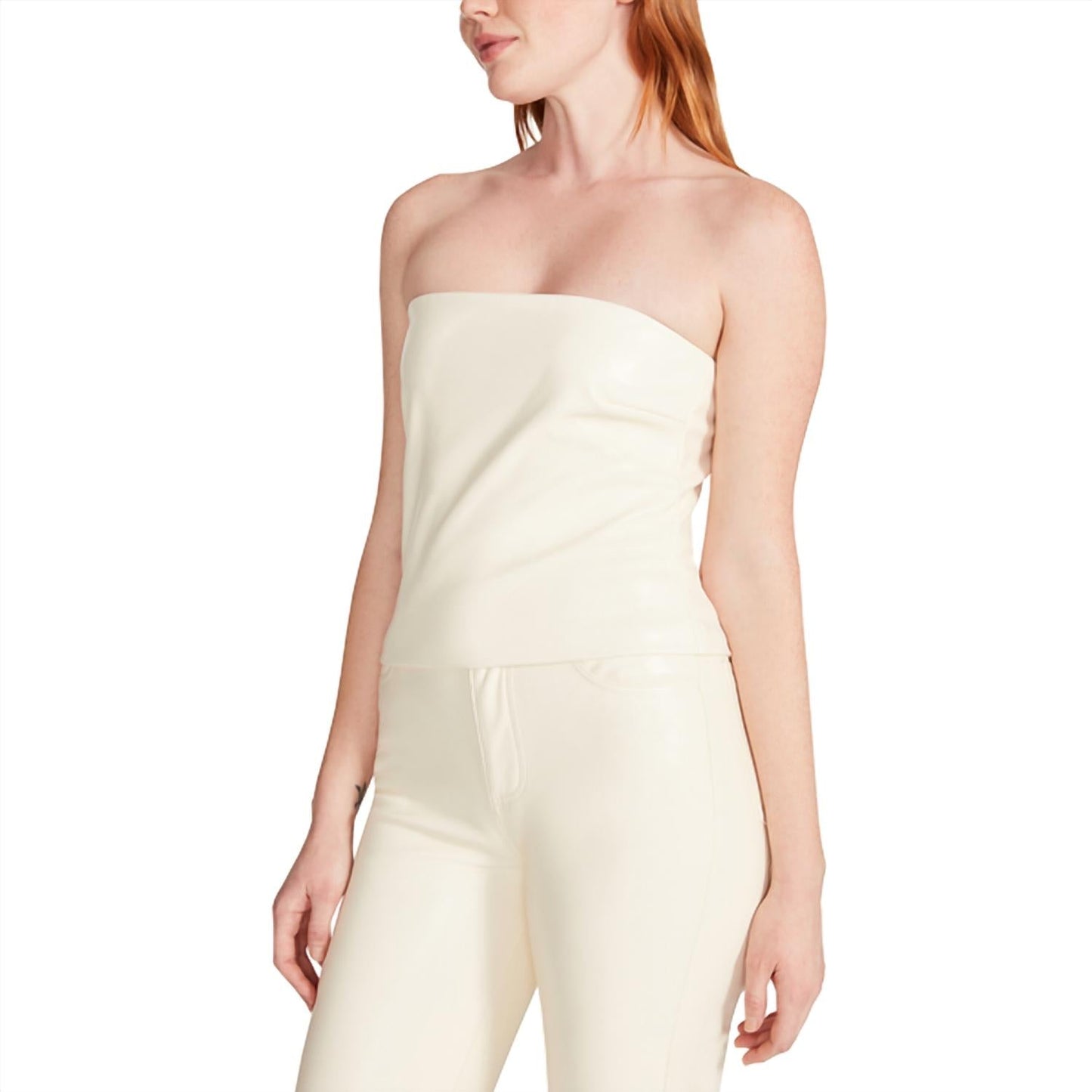 Steve Madden - MILA FAUX LEATHER TUBE TOP