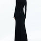 Alice + Olivia - Katherina Long Sleeve Ruched Maxi Dress
