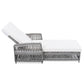 GO 2 Piece Long Reclining Chaise Outdoor Wicker Lounge Set