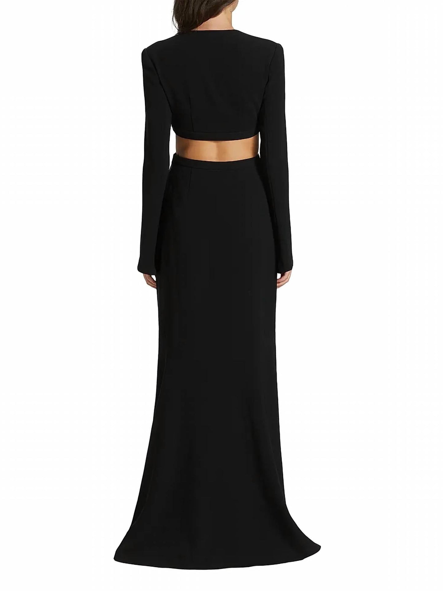 A.L.C. - Issa Cutout Long-sleeve Gown