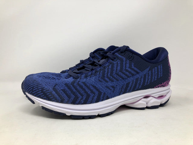 Mizuno Women's Wave Rider 23 Waveknit Running Shoes Blue/Ultramarine Size 6 B(M) Us