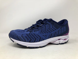 Mizuno Women's Wave Rider 23 Waveknit Running Shoes Blue/Ultramarine Size 6 B(M) Us