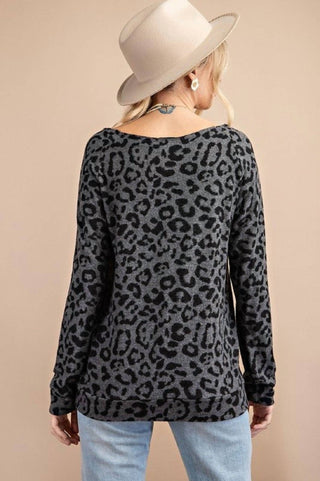 143 Story - Leopard Knit Top