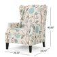 Westeros Wing Back Fabric Upholstered Recliner