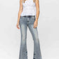 Judy Blue - Tinted Pin Tack Flare Jeans