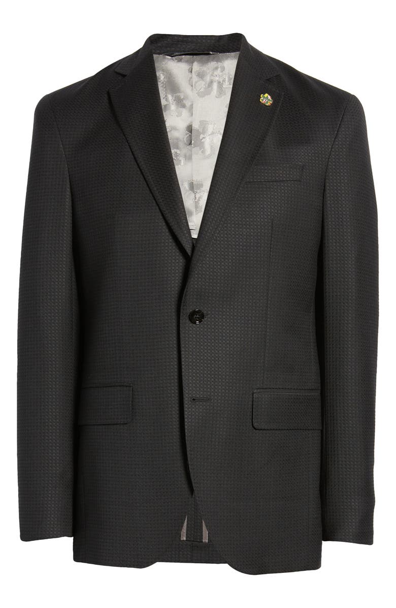 Ted Baker London Karl Soft Wool Blend Sport Coat in Black , Size 40 Regular
