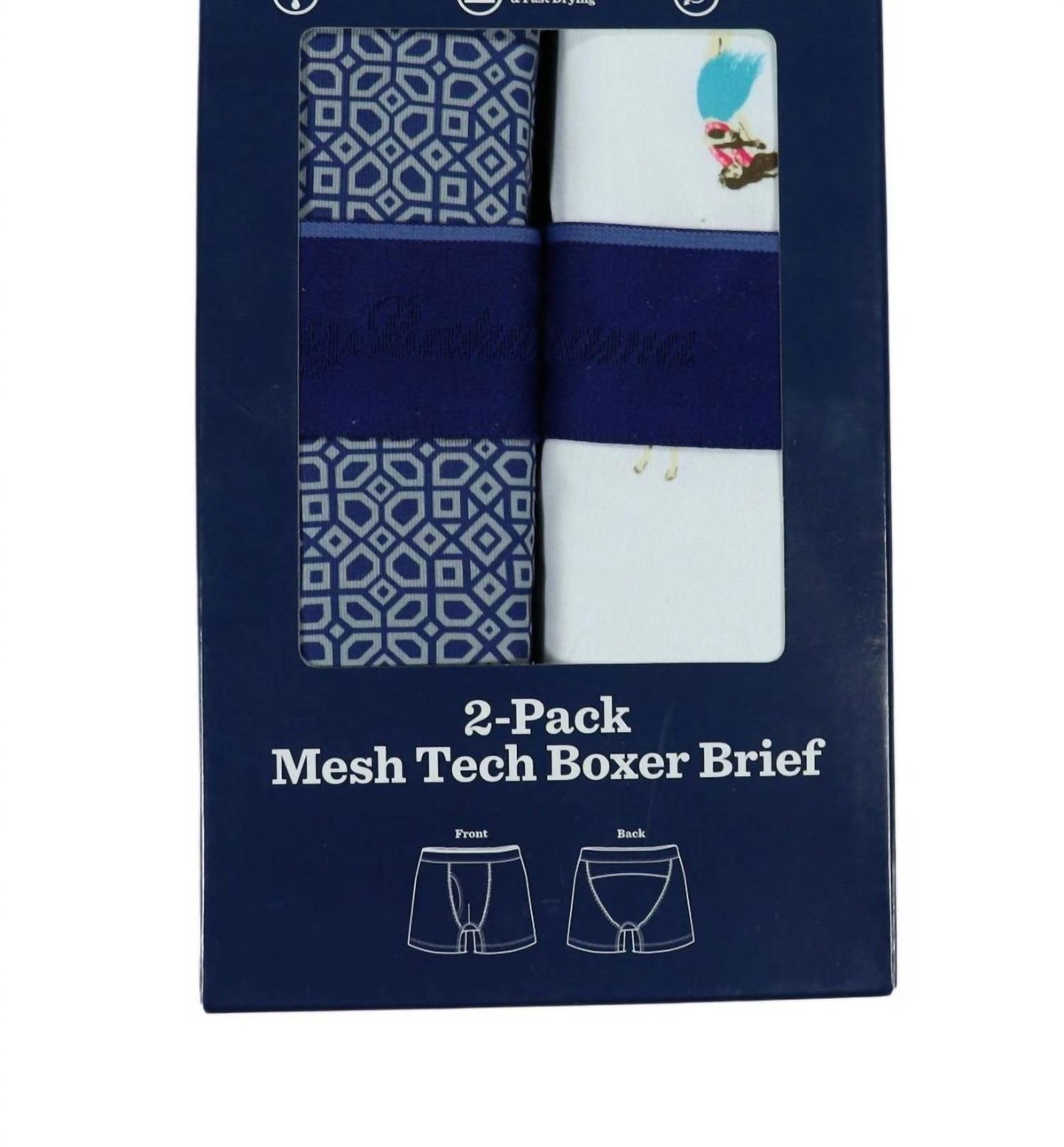 Tommy Bahama - Men's 2-pack Mesh Tech Retail Boxed Boxer Brief Underwear