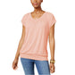 JM Collection Women's Blouson T-Shirt Casabella Size Small