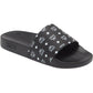 MCM Women's Monogram Slide Sandal Black Size 41